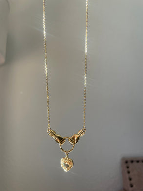 Grasping Love Necklace