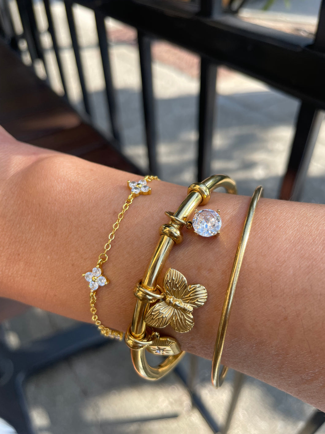 Charm Bracelet Bangle