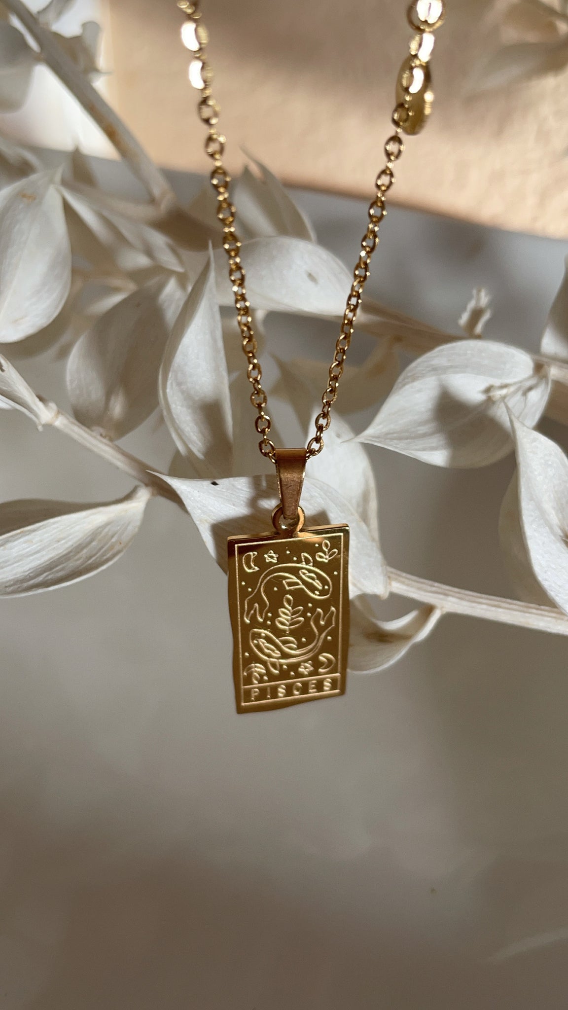 Zodiac Card Necklace